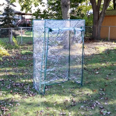 Sunnydaze Decor Sunnydaze Outdoor Deluxe Portable Large Potted Plant And Starter Tomato Plant Greenhouse With Roll-Up Door - Clear 12 Sunnydaze Decor Sunnydaze Outdoor Deluxe Portable Large Potted Plant And Starter Tomato Plant Greenhouse With Roll-Up Door - Clear - Image 10