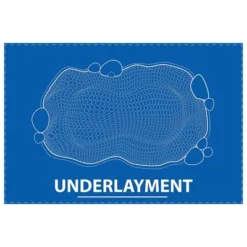 UnderGuard 25 By 30 Foot Polypropylene Nonwoven Geotextile Underlayment Protective Liner Sheet For Koi Ponds, Water Features, And Landscaping -Home Improvement Store GUEST d572ee63 3d8a 4dfe bcd1 00aabef3eb2a