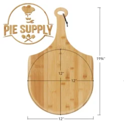 Pie Supply Bamboo Pizza Peel For Baking And Serving, Wood Paddle Cutting Board With Handle And Hanging Strap 15 Pie Supply Bamboo Pizza Peel For Baking And Serving, Wood Paddle Cutting Board With Handle And Hanging Strap -Home Improvement Store GUEST d7bfefd3 241c 484a 9aa4 7eafc95f8438