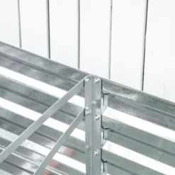 Outsunny Raised Garden Bed, Galvanized Elevated Planter Box With 2 Trellis Tomato Cages, Reinforcing Rods, 4' X 3' X 2', Silver 10 Outsunny Raised Garden Bed, Galvanized Elevated Planter Box With 2 Trellis Tomato Cages, Reinforcing Rods, 4' X 3' X 2', Silver -Home Improvement Store GUEST da13e355 2357 48e7 bb07 21d960578519