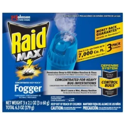 Raid Max Concentrated Deep Reach Fogger - 2.1oz/3cans -Home Improvement Store GUEST db417b95 cf69 4f38 ae70 1814710e1f25