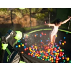 JumpFlex AquaJet Multi-Spray Sprinkler Water Hose Attachment For Outdoor Trampolines With Adjustable Head And 6 Spray Settings, Black/Green 5 JumpFlex AquaJet Multi-Spray Sprinkler Water Hose Attachment For Outdoor Trampolines With Adjustable Head And 6 Spray Settings, Black/Green -Home Improvement Store GUEST dbca6134 5bd8 4d8c 81fb 434d14539391