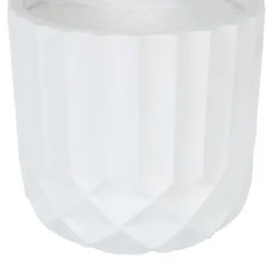 LuxenHome 14.7 In. Round Modern White MgO Planter -Home Improvement Store GUEST dbede0c1 2a27 43dc aef2 2056ef3292c2