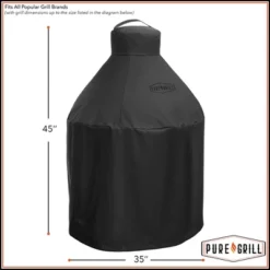 Pure Grill 27-Inch Ceramic Grill Cover For All Large Kamado Charcoal BBQ Grill Brands, Universal Fit Cover - 35" Dia X 45" H 12 Pure Grill 27-Inch Ceramic Grill Cover For All Large Kamado Charcoal BBQ Grill Brands, Universal Fit Cover - 35" Dia X 45" H -Home Improvement Store GUEST dce8d6f6 3ee4 4aab 9f52 fa29fb6965dd