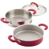 Rachael Ray Create Delicious 3qt Covered Sauteuse & Steamer Red -Home Improvement Store GUEST de811f6c 285c 49fc 847c 8b5e3aced659