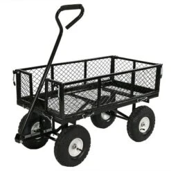 Sunnydaze Decor Sunnydaze Outdoor Lawn And Garden Heavy-Duty Durable Steel Mesh Utility Wagon Cart With Removable Sides 27 Sunnydaze Decor Sunnydaze Outdoor Lawn And Garden Heavy-Duty Durable Steel Mesh Utility Wagon Cart With Removable Sides -Home Improvement Store GUEST df6ec4d7 2009 4220 8301 350735233522