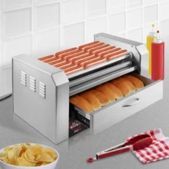 Olde Midway Electric Hot Dog Roller Grill Machine With Bun Warmer, Commercial Grade -Home Improvement Store GUEST dfbaacdf 81a3 4bdd be3f 3c2462e43d1d