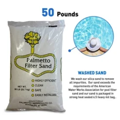 Palmetto Filter Sand For Residential And Commercial Pool Sand Filters For Removing Leaves, Dirt, Dust, And Small Particles, 50 Pound Bag (2 Pack) -Home Improvement Store GUEST e2c72f34 d561 494c 894f 03d8dabe57fa