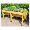 VegTrug 72"x30" Medium Rectangular Wooden Garden Bed Brown