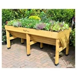 VegTrug 72"x30" Medium Rectangular Wooden Garden Bed Brown