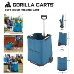 Gorilla Carts Collapsible Soft-Sided Folding Cart -Home Improvement Store GUEST e3e2f876 6baf 425a 8bd5 de4432b3b0b6