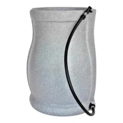 FCMP Outdoor Catalina 45 Gallon Water Rain Catcher Barrel With Flat Back For Watering Outdoor Plants, Gardens, And Landscapes, Light Granite (2 Pack) 9 FCMP Outdoor Catalina 45 Gallon Water Rain Catcher Barrel With Flat Back For Watering Outdoor Plants, Gardens, And Landscapes, Light Granite (2 Pack) -Home Improvement Store GUEST e6795336 a727 41a4 ae31 0a8badfb22e2