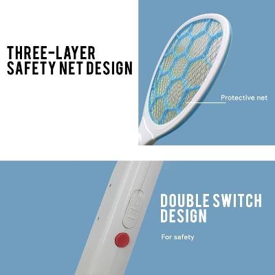 Dartwood Portable Bug Zapper, USB Rechargeable And Battery Powered Mosquito Killer, Insect Trap And Fly Swatter (2 Pack) 3 Dartwood Portable Bug Zapper, USB Rechargeable And Battery Powered Mosquito Killer, Insect Trap And Fly Swatter (2 Pack)