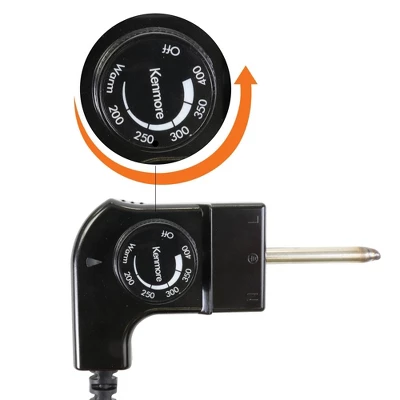 Kenmore Non-Stick Electric Griddle With Removable Drip Tray, 10"x18" 7 Kenmore Non-Stick Electric Griddle With Removable Drip Tray, 10"x18" - Image 5