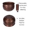 BirdRock Home Decorative Water Hose Pot - Copper - Drainage Hole - Group 2 BirdRock Home Decorative Water Hose Pot - Copper - Drainage Hole - Group -Home Improvement Store GUEST eaf70747 ae9a 4862 a7cb 5689c9baf42f