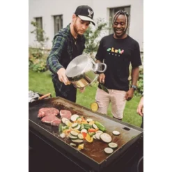 Razor Griddle 37 Inch Outdoor Steel 4 Burner Propane Gas Grill Griddle With Wheels And Top Cover Lid Folding Shelves For Home BBQ Cooking, Black -Home Improvement Store GUEST eb5d4eca f786 46e8 8cbd a54276a7a20e