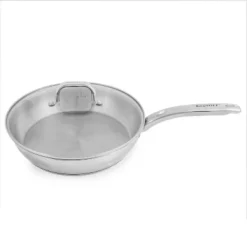 BergHOFF Belly Shape 18/10 Stainless Steel Skillet With Glass Lid -Home Improvement Store GUEST ebbe0bb1 ad5c 4381 9a48 49f43b253086