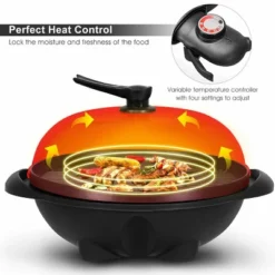 Costway Electric BBQ Grill 1350W Non-stick 4 Temperature Setting Outdoor Garden Camping -Home Improvement Store GUEST f384d14d 7c60 4c61 b28e c831372d327a