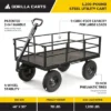 Gorilla Cart GOR1200-COM 9 Cubic Feet 1200 Pound Capacity Heavy Duty Durable Steel Utility Wagon Cart W/ 2 In 1 Towing Handle & Removable Sides, Black 2 Gorilla Cart GOR1200-COM 9 Cubic Feet 1200 Pound Capacity Heavy Duty Durable Steel Utility Wagon Cart W/ 2 In 1 Towing Handle & Removable Sides, Black -Home Improvement Store GUEST f537884e 324c 4cb0 b08a e62cd73c5677