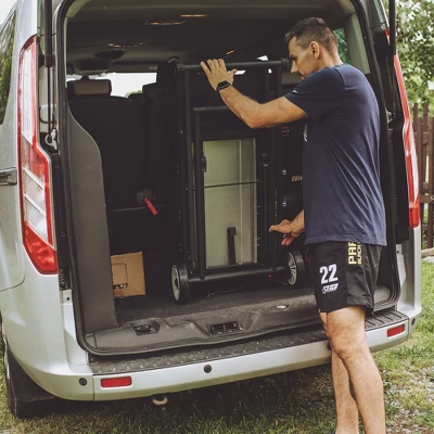 Razor Griddle Portable 3-Burner 30,000 BTU Gas Flattop Grill & Griddle Combo With 25" X 16" Cooking Surface Area, Foldable Cart & Side Shelf, Black 4 Razor Griddle Portable 3-Burner 30,000 BTU Gas Flattop Grill & Griddle Combo With 25" X 16" Cooking Surface Area, Foldable Cart & Side Shelf, Black - Image 2