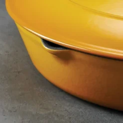 Tramontina 4qt Enameled Cast Iron Covered Braiser - Sunrise -Home Improvement Store GUEST f73e87f3 776e 4ad1 b190 2a909d336e7e