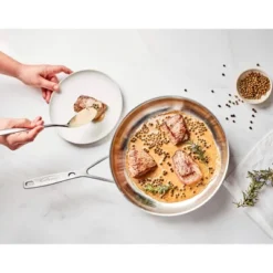 DEMEYERE Industry 5-Ply Stainless Steel Fry Pan -Home Improvement Store GUEST f8f649d7 72af 4bfe b2f3 83976f807f5f