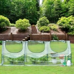 Aoodor 9 Ft. X 3 Ft. X 3 Ft. Mini Outdoor Greenhouse Three Zipped Doors -Home Improvement Store GUEST fa62e3d5 7c3a 46cc 96fb d3fe9692d4a3