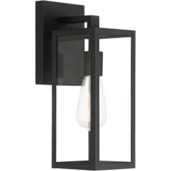 John Timberland Titan Modern Outdoor Wall Light Fixtures Set Of 2 Mystic Black 14 1/4" Clear Glass For Post Exterior Barn Deck House Porch Yard Patio -Home Improvement Store GUEST fd56127d 0646 483b 8db8 e355efe63285