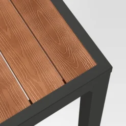 Bryant 6 Person Faux Wood Rectangle Patio Dining Table - Gray/Natural Wood - Threshold™ -Home Improvement Store GUEST fe0a4618 2959 4bc4 8d9a 99dfcf05fb48