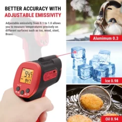 ThermoPro TP30W Digital Infrared Thermometer Gun Non Contact Laser Temperature Gun For Pizza Oven, Grill Swimming Pool, Construction And More 10 ThermoPro TP30W Digital Infrared Thermometer Gun Non Contact Laser Temperature Gun For Pizza Oven, Grill Swimming Pool, Construction And More -Home Improvement Store GUEST ffbe47fc 72b2 42d8 be96 e7df79f9df33